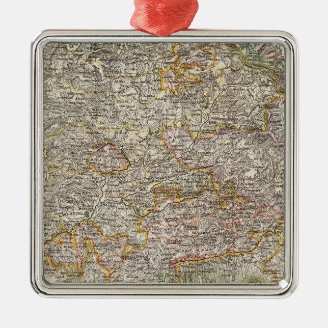 Siebenbürgen, Rumänien Silbernes Ornament (Vorne)