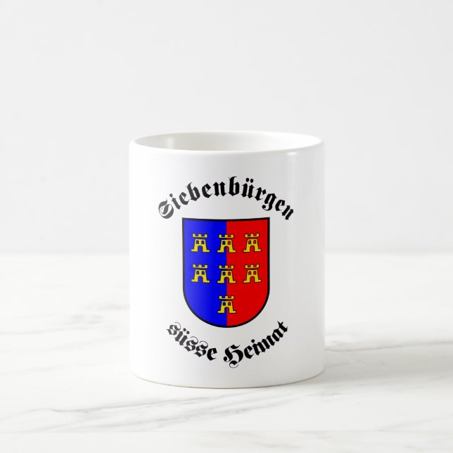 Siebenbürgen süsse Heimat Kaffeetasse (Mittel)
