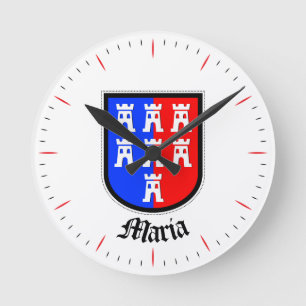 Siebenbürgen Transsilvanien Runde Wanduhr