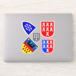Siebenbürger Wappen Aufkleber