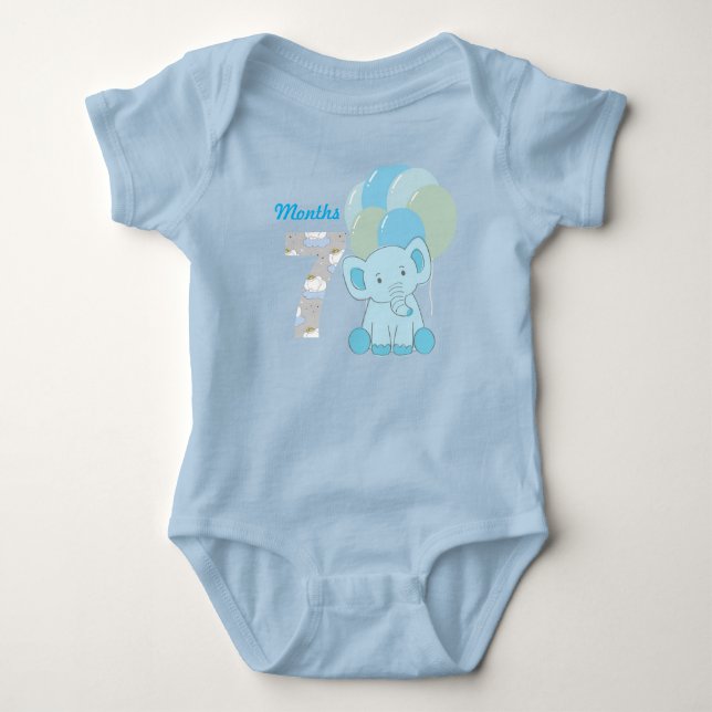 Siebmonatiger Babybodysuit Baby Strampler (Vorderseite)