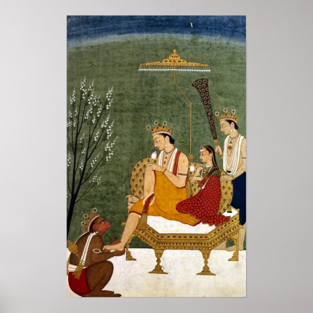 Siebte Inkarnation von Vishnu als Rama-Chandra Poster (Vorne)