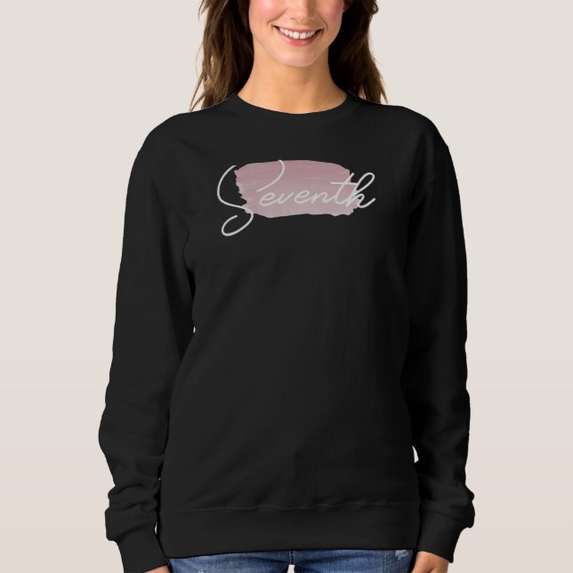 Siebte Niedliche Mittelschule 7. Klasse Sweatshirt (Vorderseite)