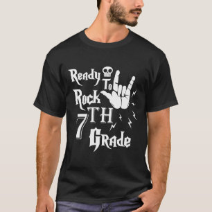 Siebte Stufe auf Rock 2. Stufe zurück zum Scho T-Shirt