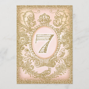 Siebter Geburtstag einmal auf Zeitprinzessin Einladung
