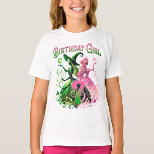 Siebter Geburtstag Rosa und Grün 7 Jahre alt T-Shirt