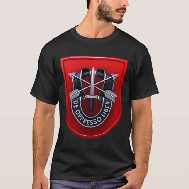 Siebter Sondereinsatzgruppe SFG Militärveteran T-Shirt (Vorderseite)