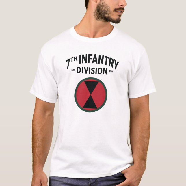 siebtes Abzeichen der Infanterie T-Shirt (Vorderseite)