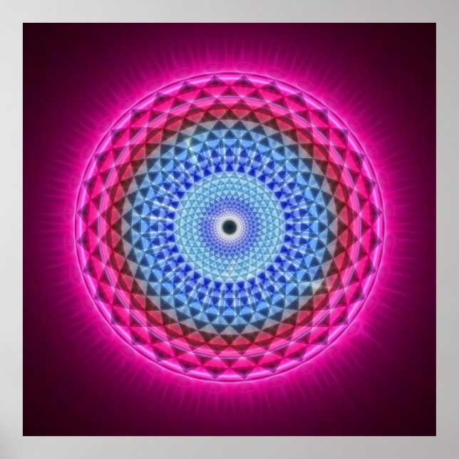 Siebtes Chakra - Sahasrara - 1000 versteinerte Lot Poster (Vorne)