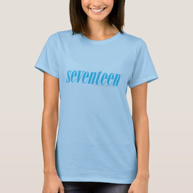 Siebzehn Logo-Aqua T-Shirt (Vorderseite)