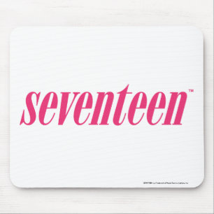 Siebzehn Logo-Magentarot Mousepad