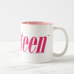 Siebzehn Logo-Magentarot Zweifarbige Tasse