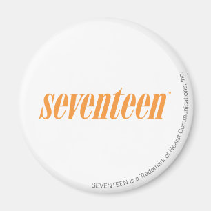 Siebzehn Logo-Orange Magnet