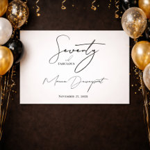 Siebzig und Fabelhaft 