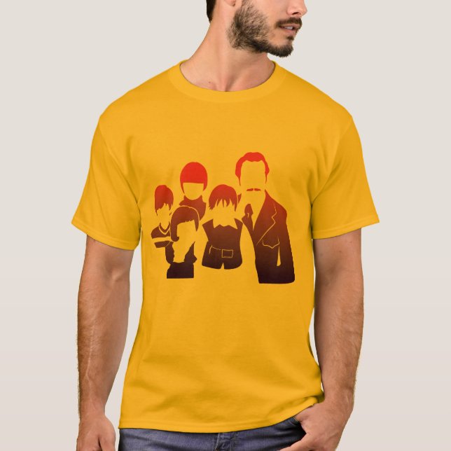 Siebziger-Familie T-Shirt (Vorderseite)