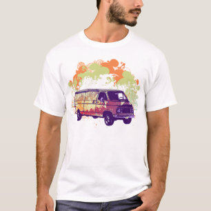 Siebzigerjahre Chevy Hippie Van T-Shirt