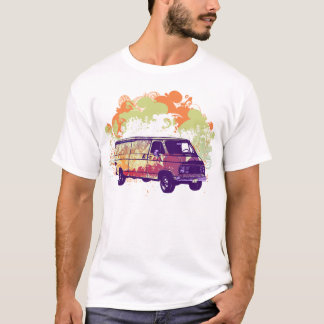 Siebzigerjahre Chevy Hippie Van T-Shirt