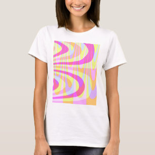 Siebzigerjahre Wirbel T-Shirt