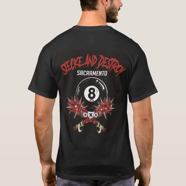 Siecke & Destroy team T T - Shirt (Rückseite)