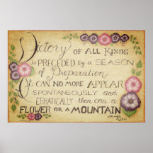 Sieg aller Art - James Allen Quote Poster