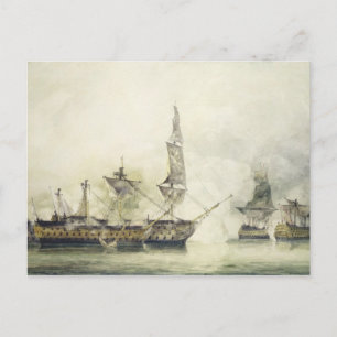 Sieg bei der Schlacht von Trafalgar 1805 ( Postkarte