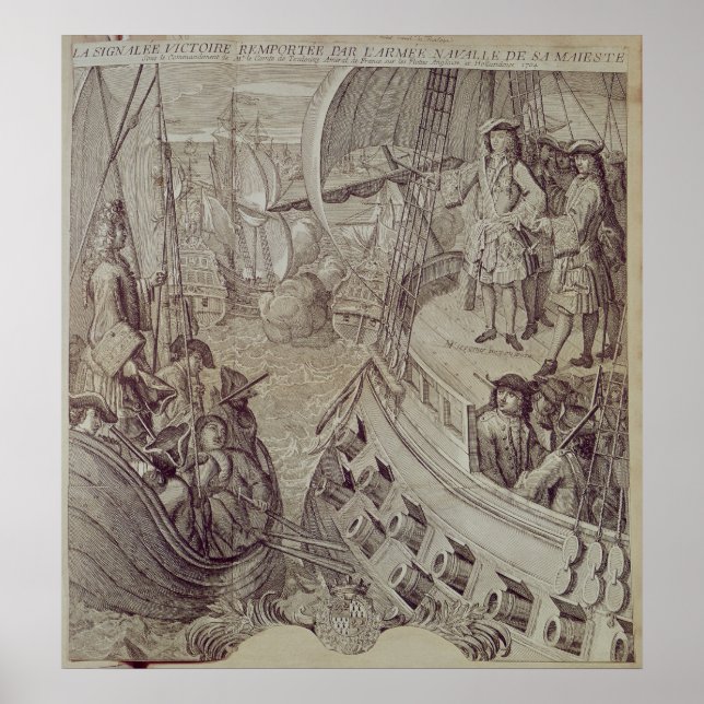 Sieg der Marine von Louis XIV Poster (Vorne)
