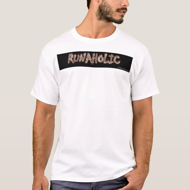 Sieg, der Shirt Co. Runaholic laufen lässt (Vorderseite)