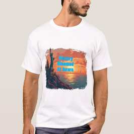 Sieg erblühte bei Morgengrauen T-Shirt