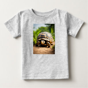 Sieg im Dschungel: Schildkröte gewinnt das Rennen Baby T-shirt