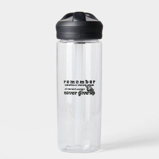 Sieg in der letzten Ecke, geben Sie nie die Txt au Trinkflasche