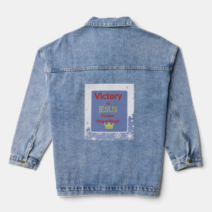 Sieg in Jesus Denim Jacket Jeansjacke