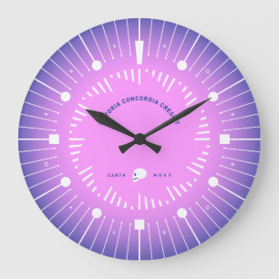 Sieg kommt von Harmonie Große Wanduhr
