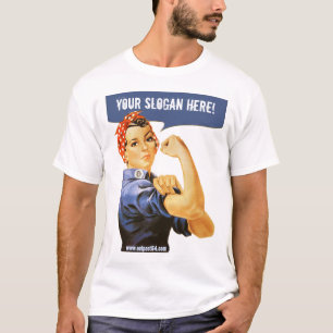 Sieg-Mädchen gibt Ihre Erklärung ab! T-Shirt