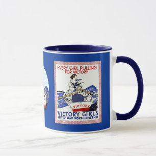 Sieg Mädchen WPA Tasse