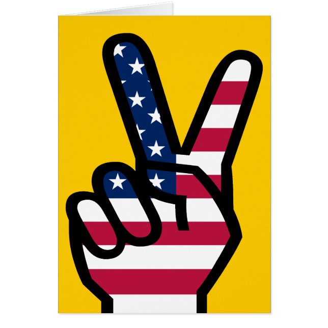 Sieg mit amerikanischer Flagge (Vorne)