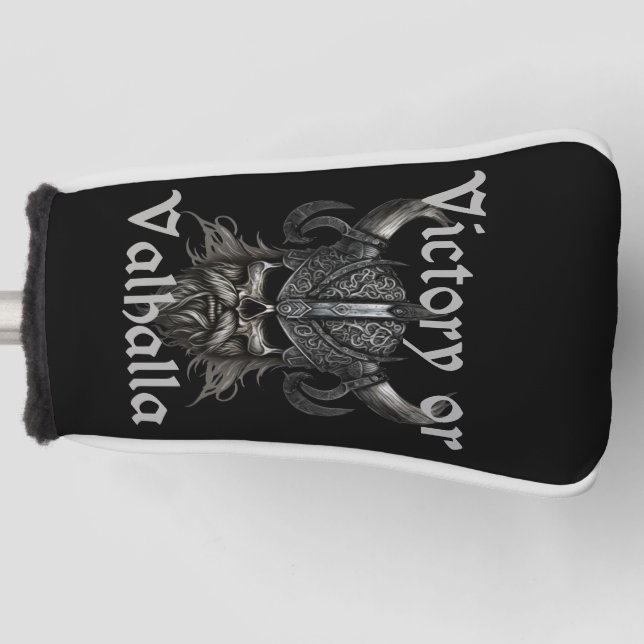 Sieg oder Valhalla Golf Headcover (Vorderseite)