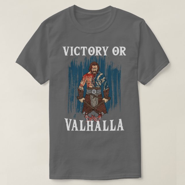 Sieg oder Valhalla Viking 4 T-Shirt (Design vorne)