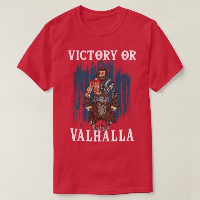 Sieg oder Valhalla Viking 4 T-Shirt (Design vorne)
