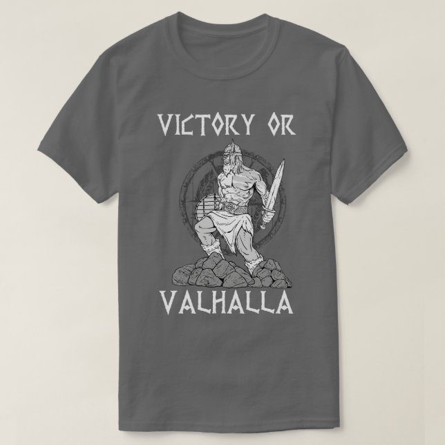 Sieg oder Valhalla Viking 8 T-Shirt (Design vorne)