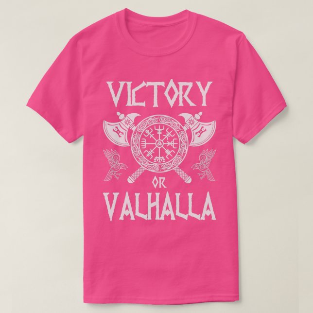 Sieg oder Valhalla Viking T-Shirt (Design vorne)