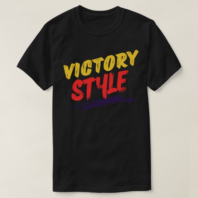 Sieg-Stil T-Shirt (Design vorne)