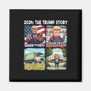 Sieg Trump 2024 Beste Comebyck-Einweihung Magnet