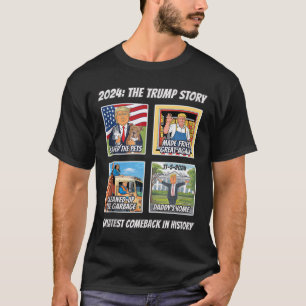 Sieg Trump 2025 Größtes Comebyck Andenken Gewinner T-Shirt