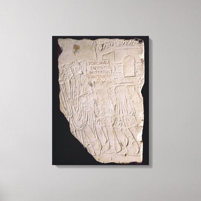 Sieg von Konstantin dem Großen über Leinwanddruck (Vorderseite)