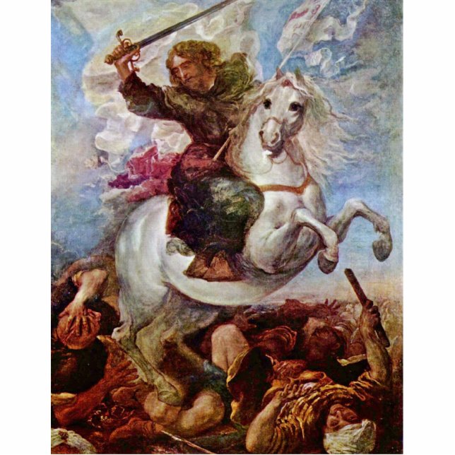 Sieg von St James, den der Apostel auf festmacht, Freistehende Fotoskulptur (Vorne)