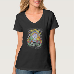 Sieg Zeichen Friedenssymbol Treehugger Hippie Goa T-Shirt