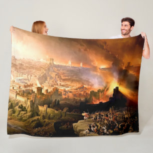 SIEGE JERUSALEM FLEECEDECKE