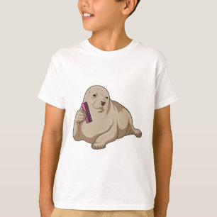 Siegel als Friseur mit Kamm T-Shirt