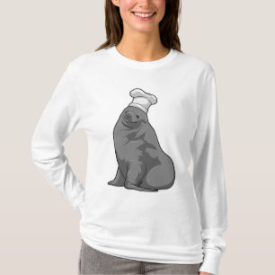 Siegel als Koch mit Koch Hut T-Shirt