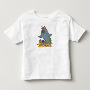 Siegel als König mit Krone Kleinkind T-shirt